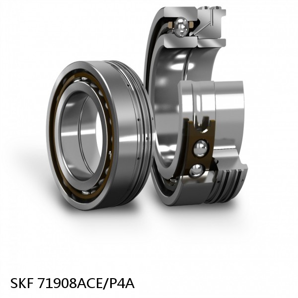 71908ACE/P4A SKF Super Precision,Super Precision Bearings,Super Precision Angular Contact,71900 Series,25 Degree Contact Angle